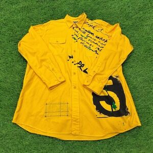 Polo Ralph Lauren Dungaree Workshirt Men Xtra Large  Button‎ Up Pockets Chambray